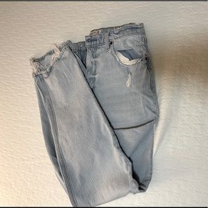 Abercrombie Ultra High Rise 90s straight jeans